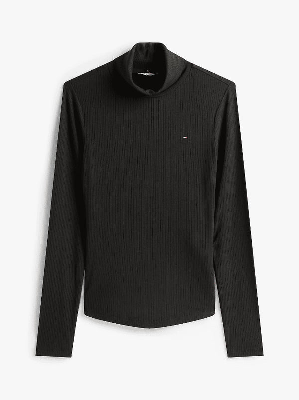 Dolcevita slim fit a coste